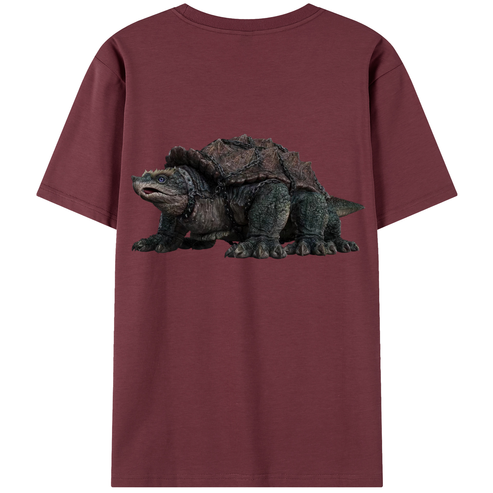 （画像用） Ne Zha 2 ナタ 魔童の大暴れ 綿100％半袖Tシャツ（背面プリント）